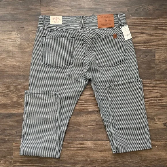 Brooks Brothers Red Fleece Denim Striped Pants (NWT) - Picture 4 of 14